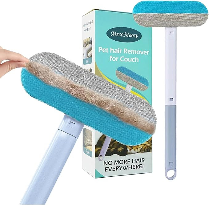 Pet Hair Removal Brush for Couch, Durable, Reusable, Washable Lint Cleaner for Dog and Cat Hair, ... | Amazon (US)