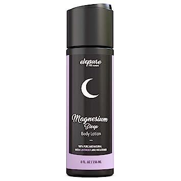 Magnesium Sleep Lotion with Lavender and Melatonin - Topical Application Night Cream- High Potenc... | Amazon (US)