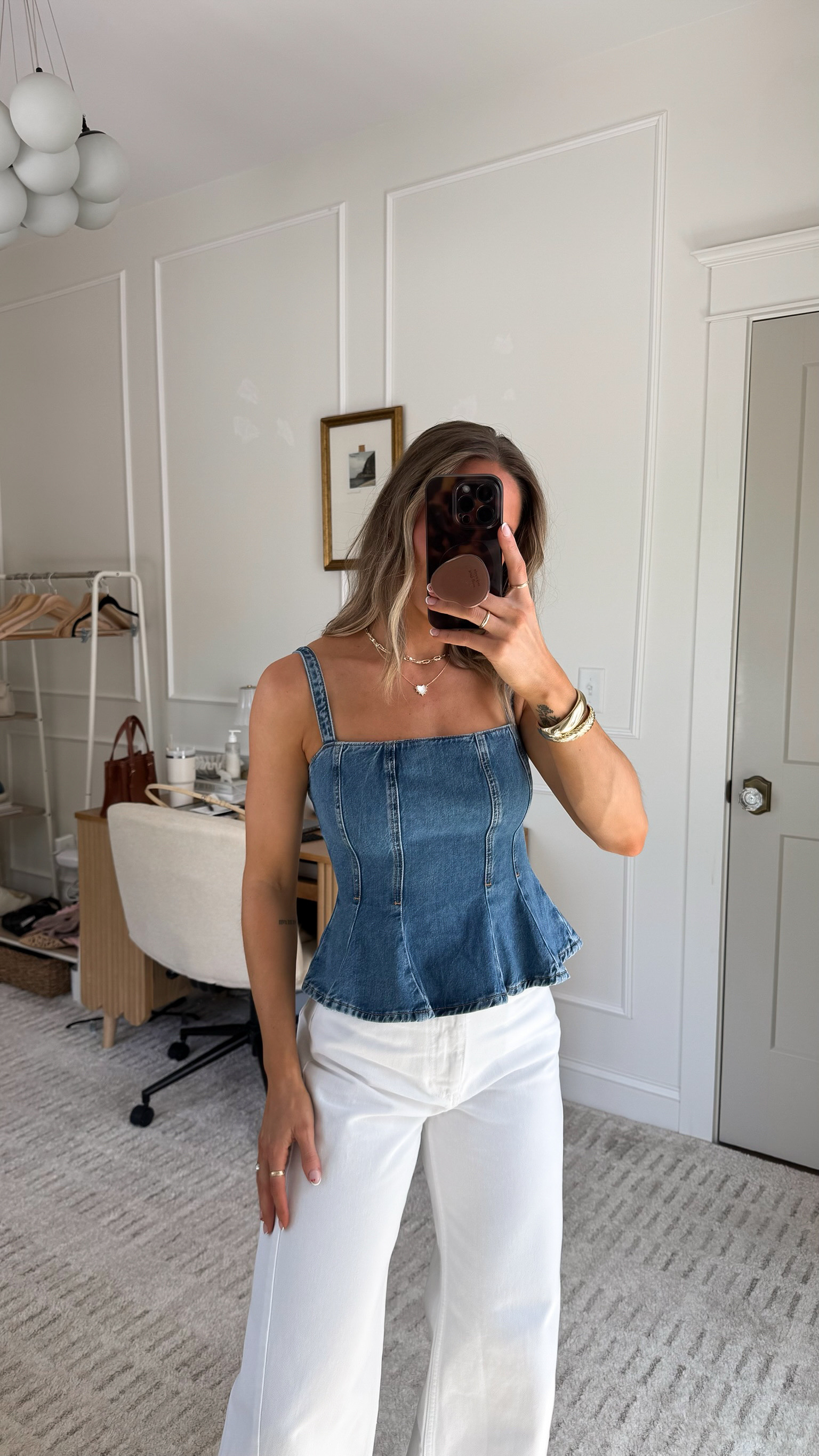 Denim Peplum Top - in stock in ALL sizes & under $50!

I'm wearing my true size (XS). In the jeans I did size up one to a 2/26!

Summer Outfit
Casual Summer Fit
Matching Set
Zara
Zara Looks
Zara Creators
Zara Influencers
Summer Denim 

 

#LTKSummerEdit #LTKFindsUnder50 #LTKStyleTip