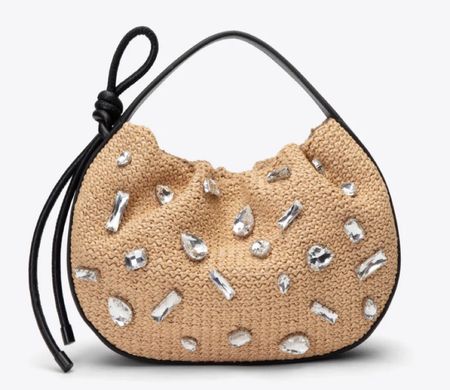 Origami Mini Bag with Gem Embroidery

Origami mini bag in raffia with leather straps is embellished all over with crystal gemstones. It has a soft, slouchy construction, and ruched top with a knotted cord drawstring at one side, echoing the belt in our classic 3.1 Origami Pants

#LTKTravel #LTKStyleTip #LTKItBag