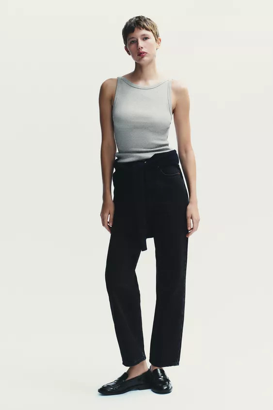 TRF MOM FIT HIGH WAIST JEANS | Zara Canada