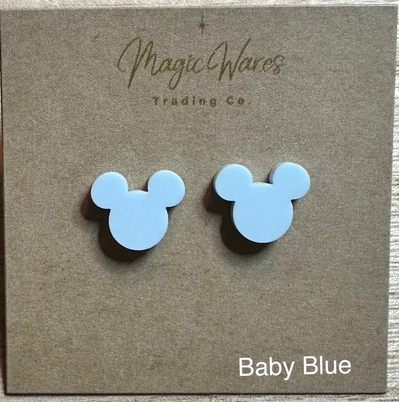 Pastel Studs, 9 Colors to Choose From, Laser Cut Stud Earrings, Pierced Earlobe Studs, Made to Or... | Etsy (US)