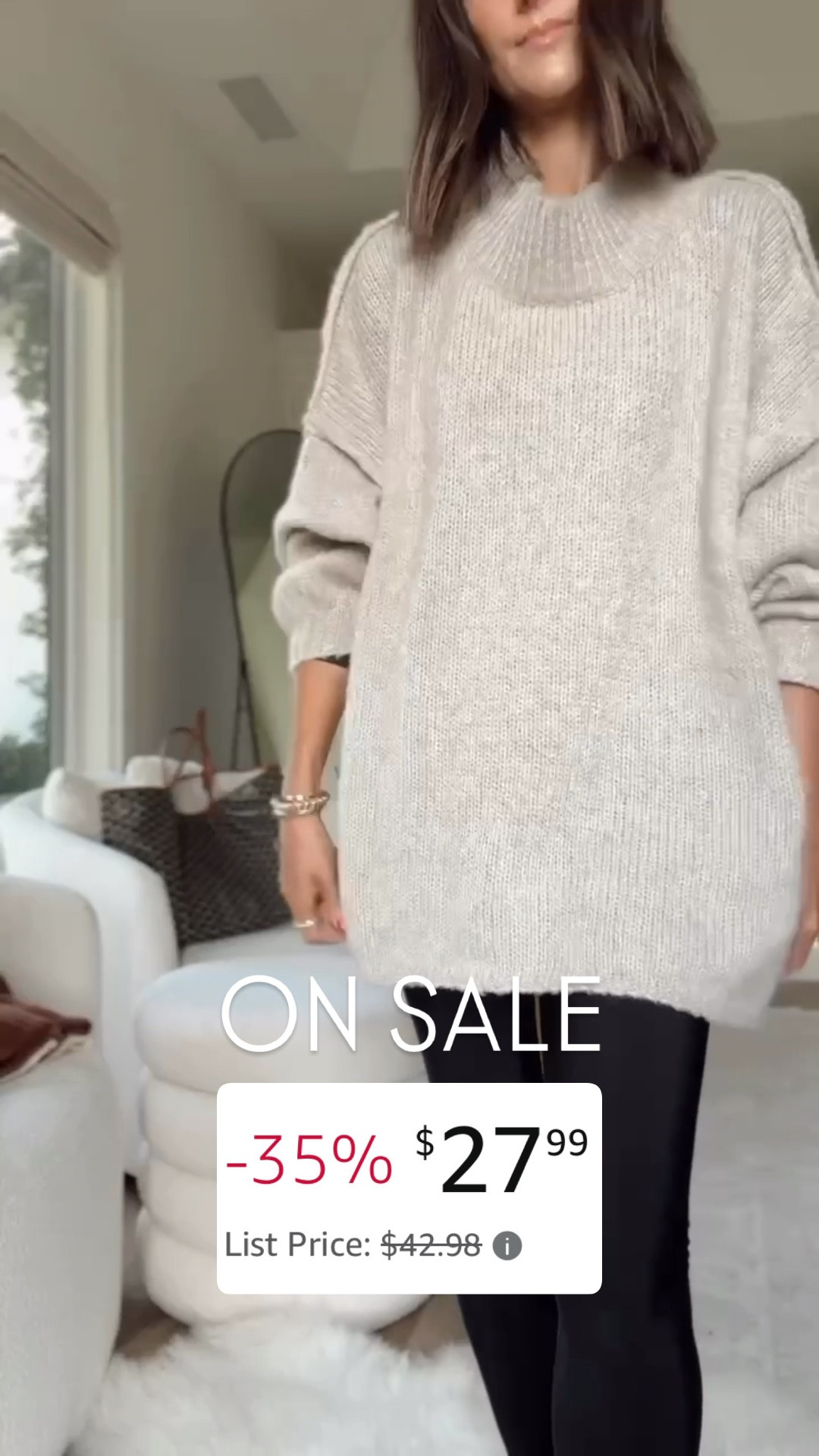 This sweater will be on repeat all fall and winter, its currently ON SALE❗️

#LTKSaleAlert #LTKStyleTip #LTKSeasonal