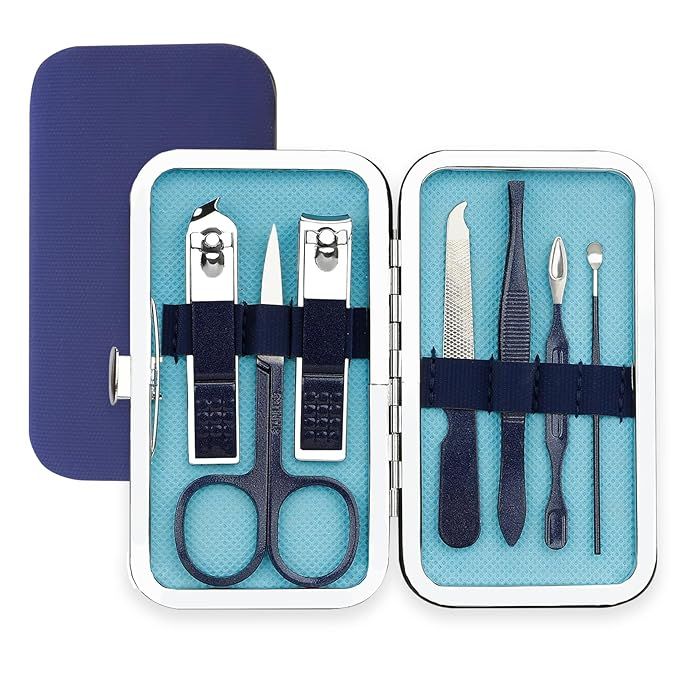 Manicure Set, Nail Clipper Kit, Nail Clipper Set, Nail Care Kit, 8 In 1 Professional Manicure Kit... | Amazon (US)