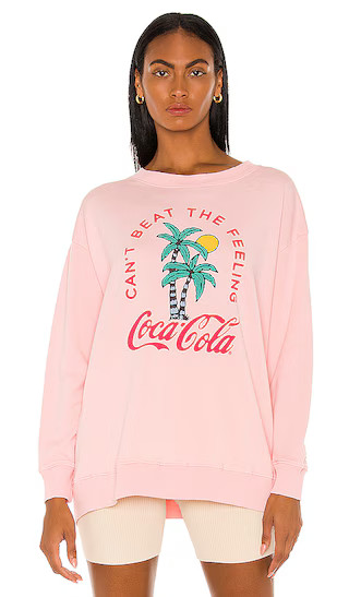 Can't Beat Roadtrip Sweatshirt in Crystal Rose | Revolve Clothing (Global)