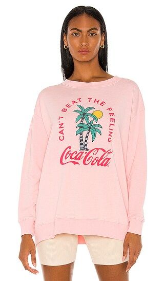 Can't Beat Roadtrip Sweatshirt in Crystal Rose | Revolve Clothing (Global)