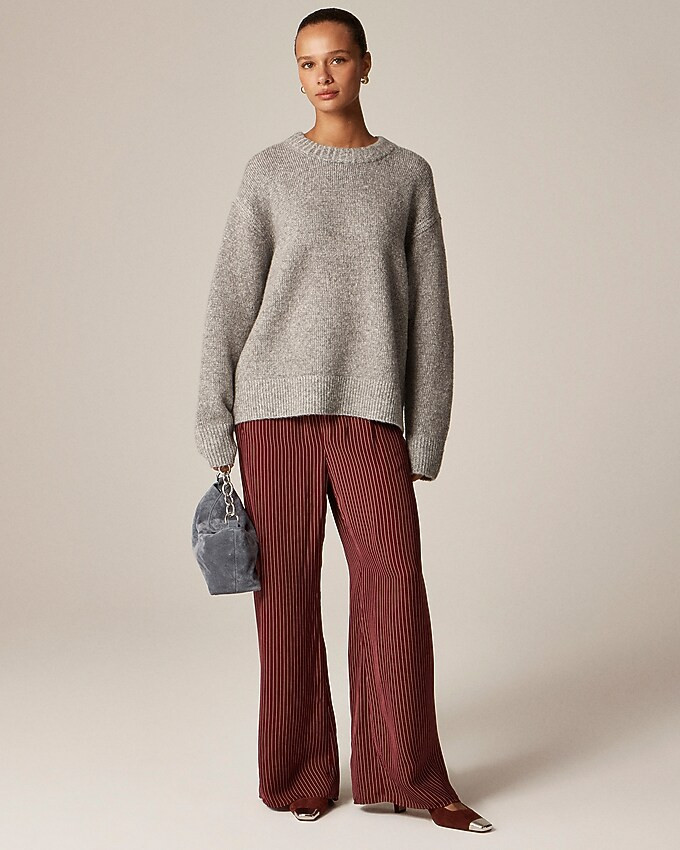 Relaxed crewneck pullover | J. Crew US