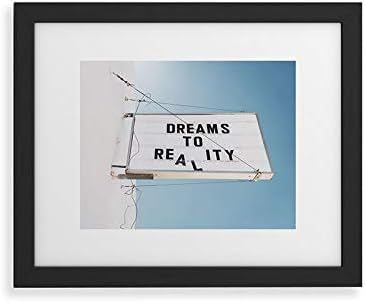 Deny Designs Bethany Young Framed Art Print, Black Classic (8" x 10"), Dreams to Reality | Amazon (US)