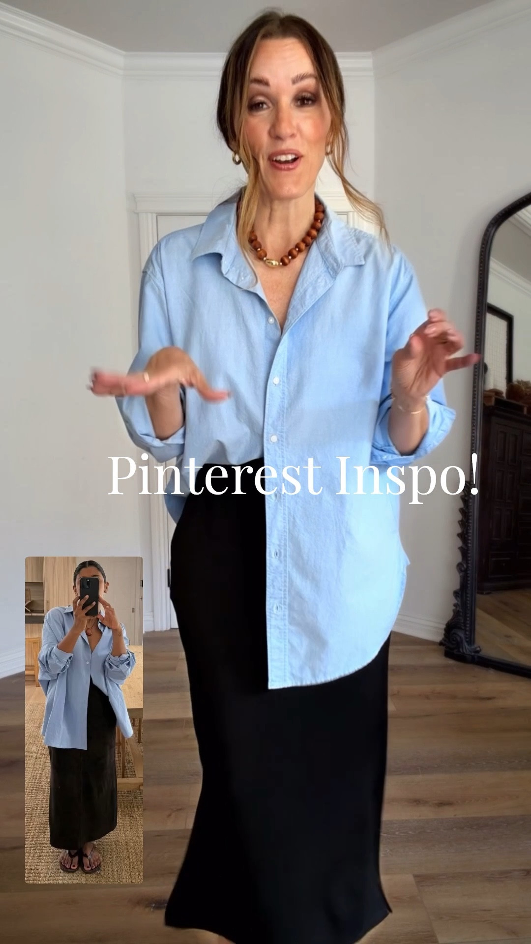 Even shopped my closet for this one!

Sizing:
Skirt-medium
Blue button up-medium 

Casual outfit | maxi skirt | Pinterest inspo | 



#LTKOver40 #LTKgrwm #LTKootd