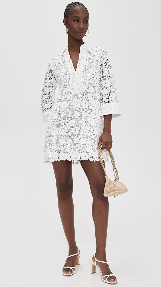 Guipure Lace Mini Dress | Shopbop