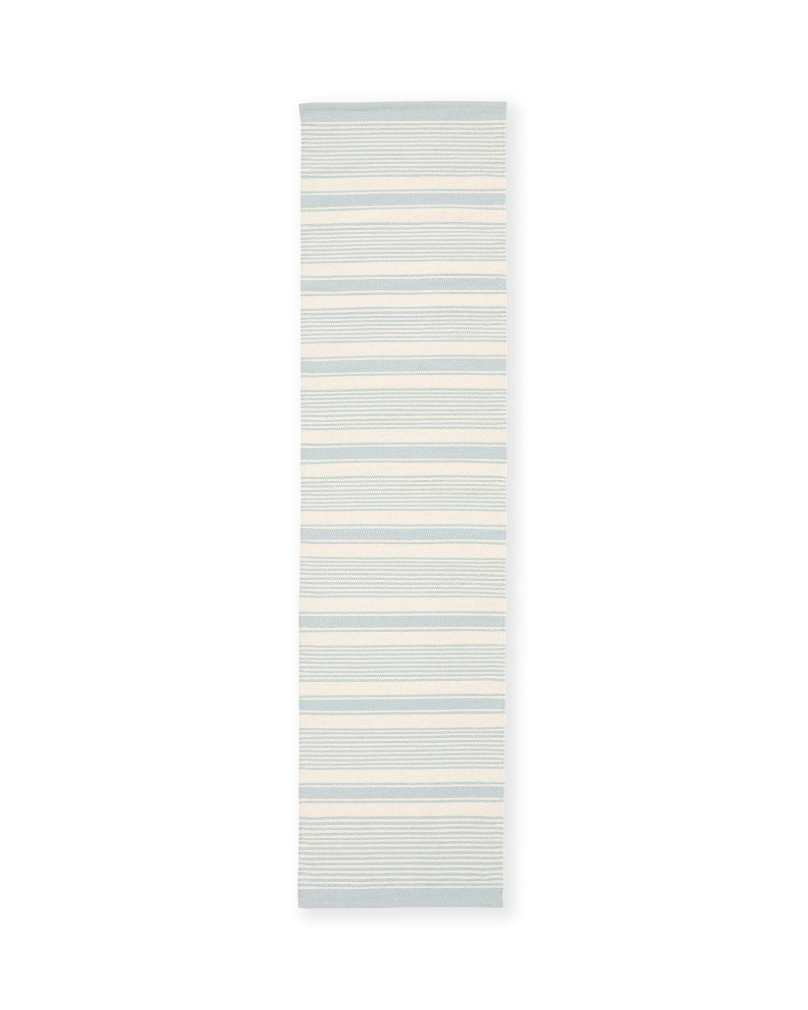 Serena & Lily Marquesas Rug Blue and White Flatweave | Serena and Lily