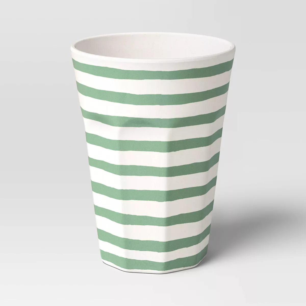 18oz Melamine Tumbler Green Striped - Room Essentials™ | Target