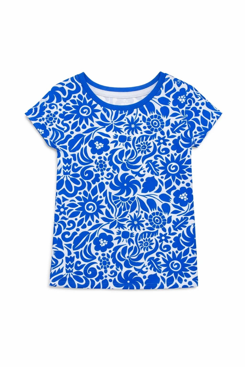 Wonder Nation Toddler Girls Printed Tee with Short Sleeves, Sizes 18M–5T | Walmart (US)