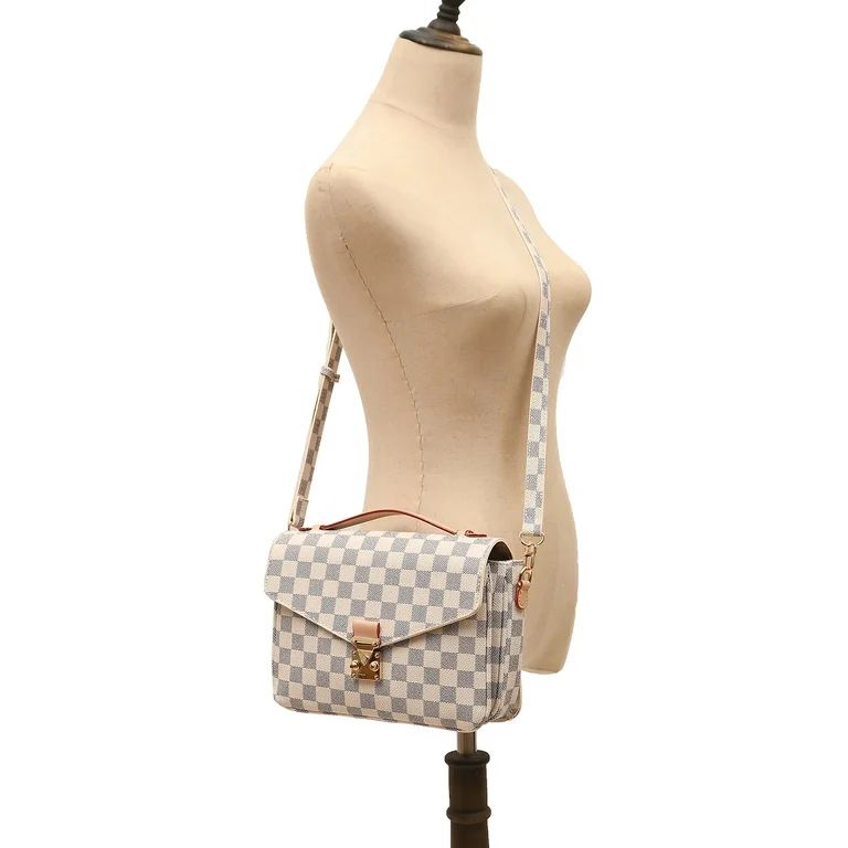 RICHPORTS Checkered Cross Body Bag - Womens Purse Checkered Evening Bag Ladies Shoulder Bags - PU... | Walmart (US)