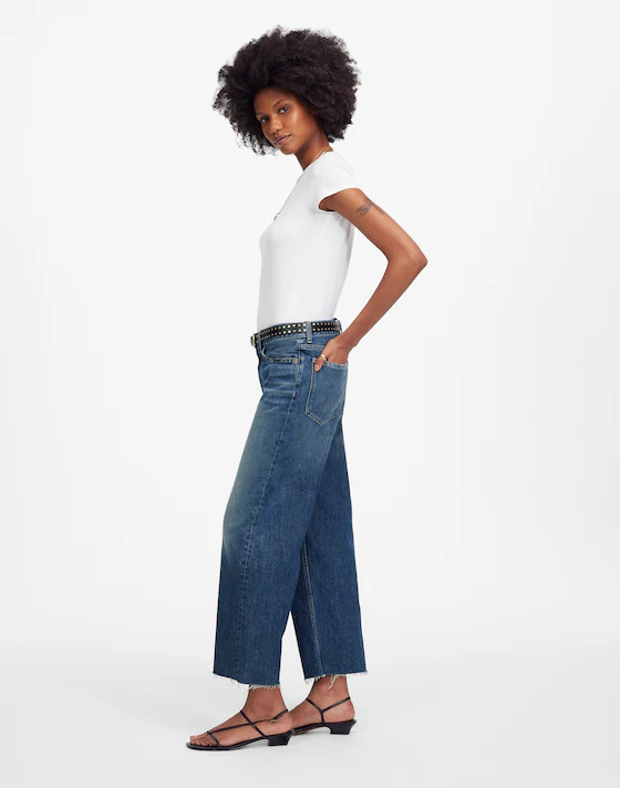 Low-Slung Baggy Crop | Madewell