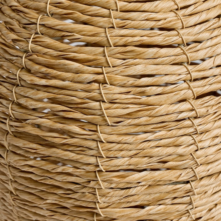 Better Homes & Gardens 15" Woven Faux Seagrass Floor Vase | Walmart (US)