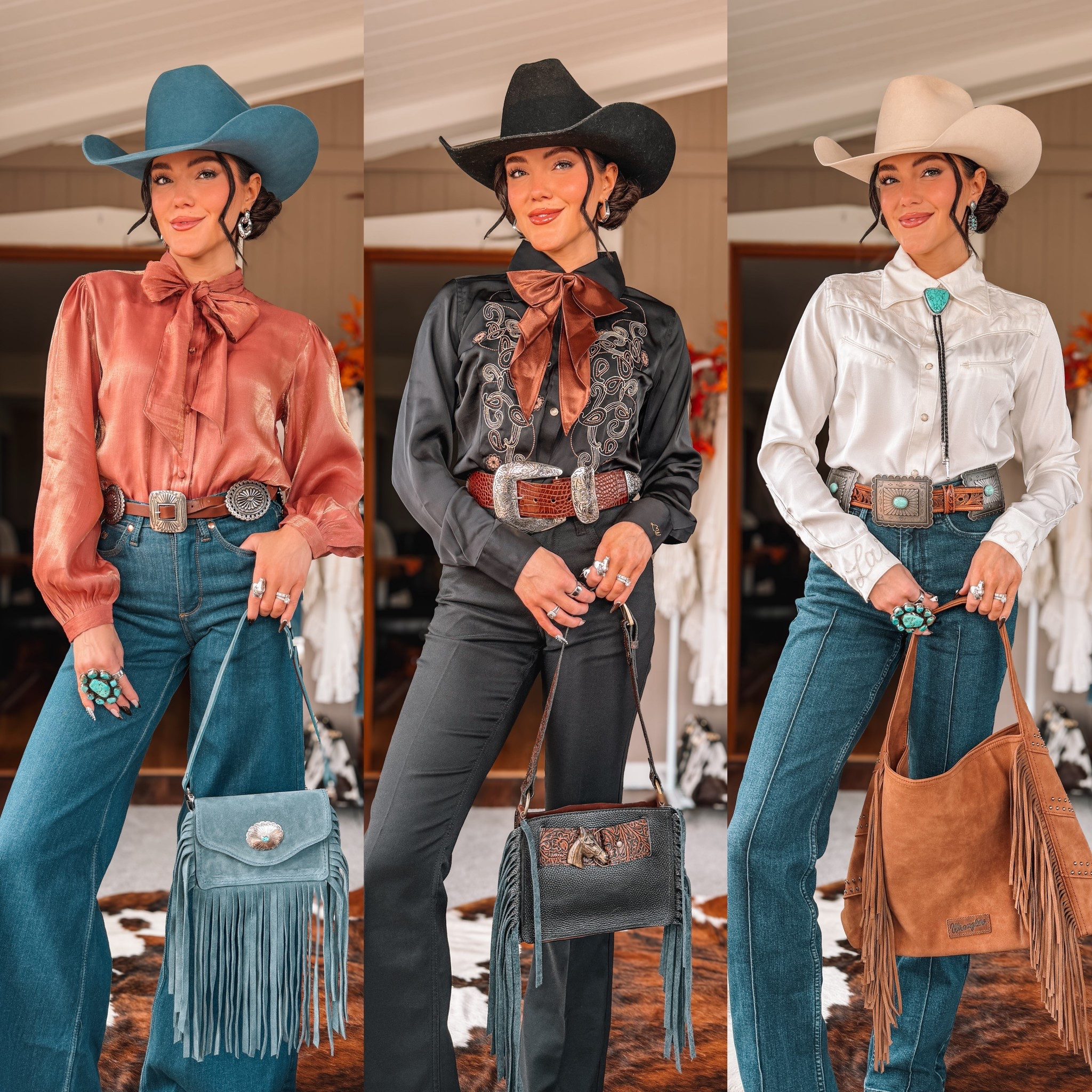 3 NFR Outfit Ideas: practical, classic & attainable 🫶🏻✨ 
Styled with @wrangler to give you pieces that you’ll actually wear again in the future! 




#nfr #nfrstyle #sponsored #westernfashion #westernstyle #nfrfashion #westernoutfits #cowgirlfashion #thanksgiving 

#LTKHoliday #LTKGiftGuide #LTKootd