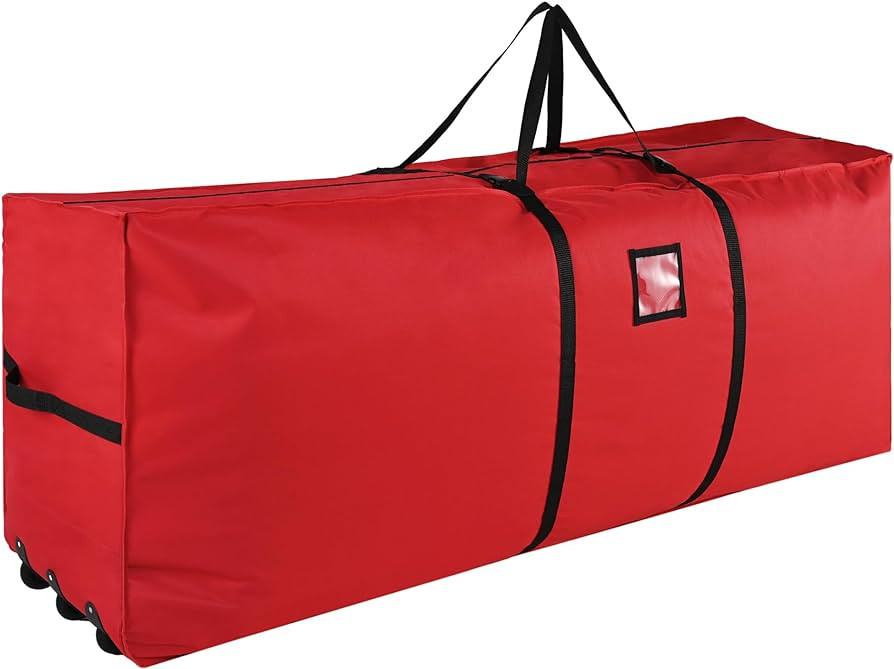 StorageWorks Large Rolling Christmas Tree Storage Bag, Fits Up to 9ft Aritificial Trees, Heavy Du... | Amazon (US)