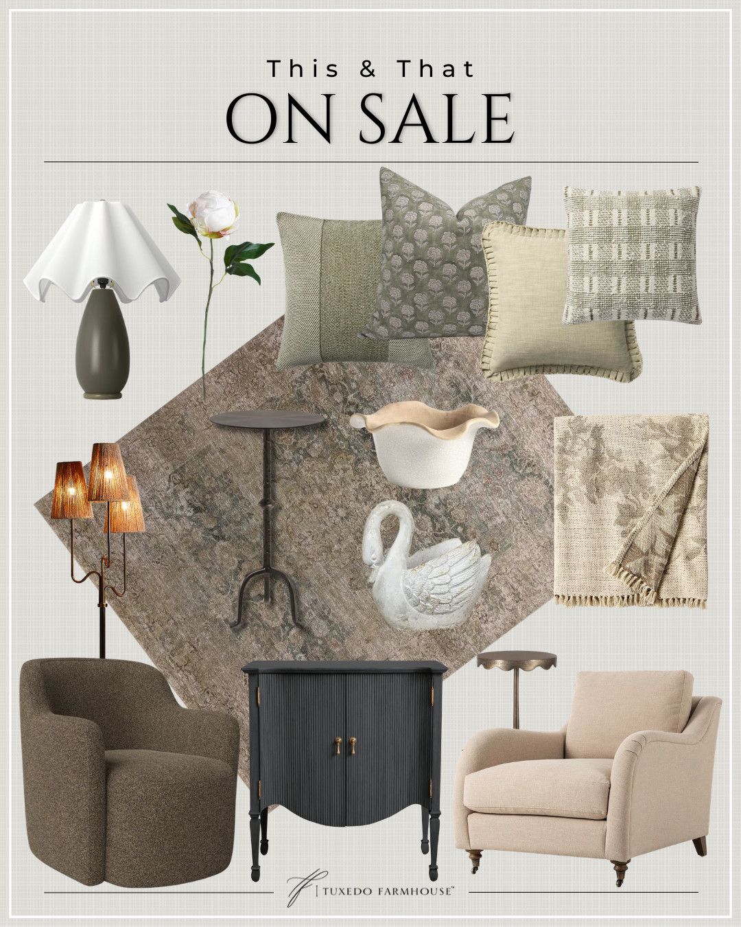 Thoughtfully layered, effortlessly refined 🤍
A curated mix of timeless textures and soft, earthy tones—these pieces bring warmth and depth to any space without feeling overdone. From tailored seating to subtle pattern play and sculptural accents, each item is designed to elevate your home with quiet sophistication.
Even better, these are pieces you can invest in now while they’re on sale—classic styles that transition seamlessly from season to season.
Shop the collection and bring a sense of balance and beauty into your home. #LTKHome #TimelessStyle 

 #LTKSeasonal #LTKHome #LTKSaleAlert