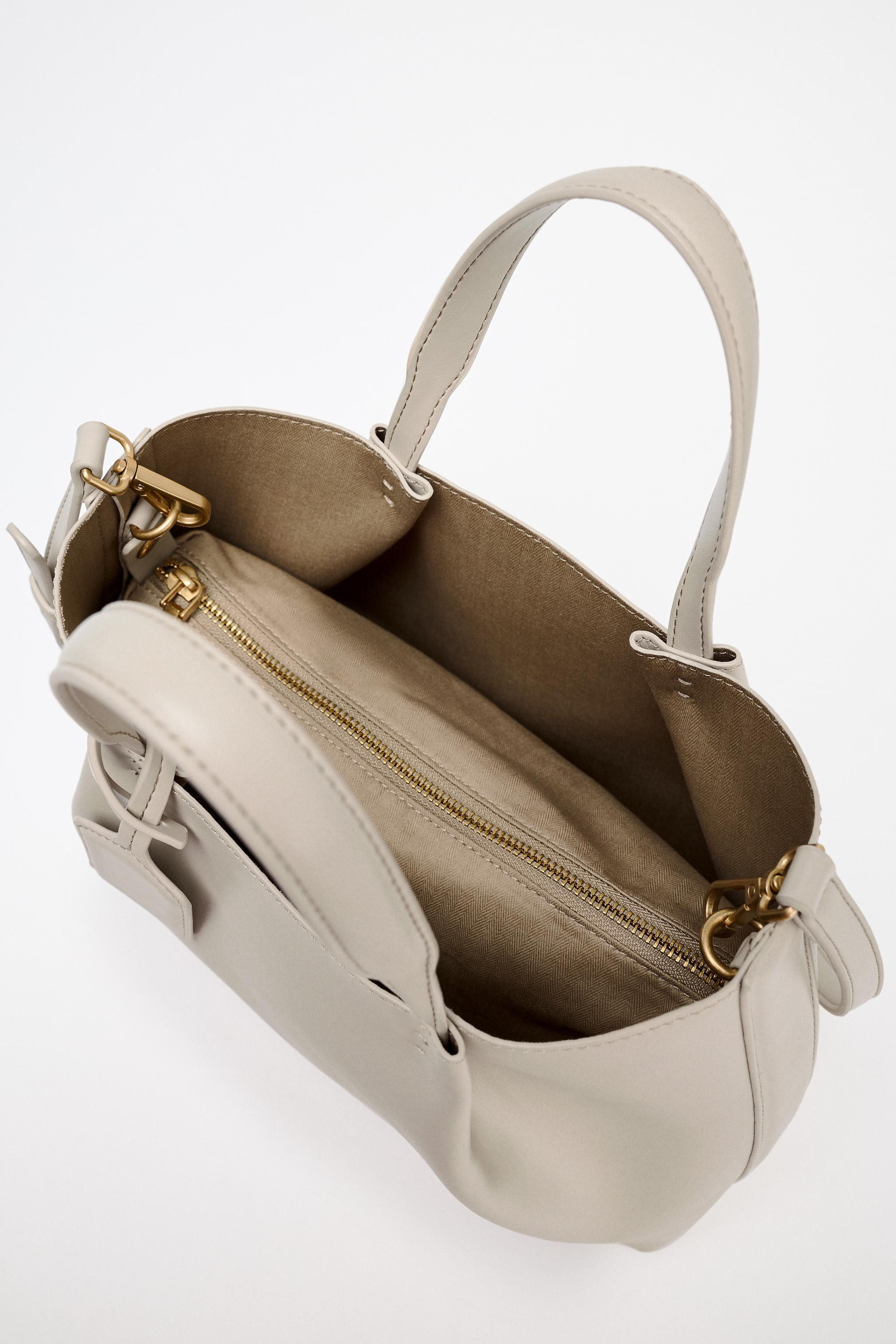 TOPSTITCHED CITY BAG | Zara US