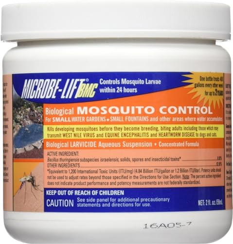 MICROBE-LIFT BMC2 Biological Mosquito Control, Liquid Treatment for Decorative Water Gardens, Fountains and Ponds, 2 Fl Oz | Amazon (US)