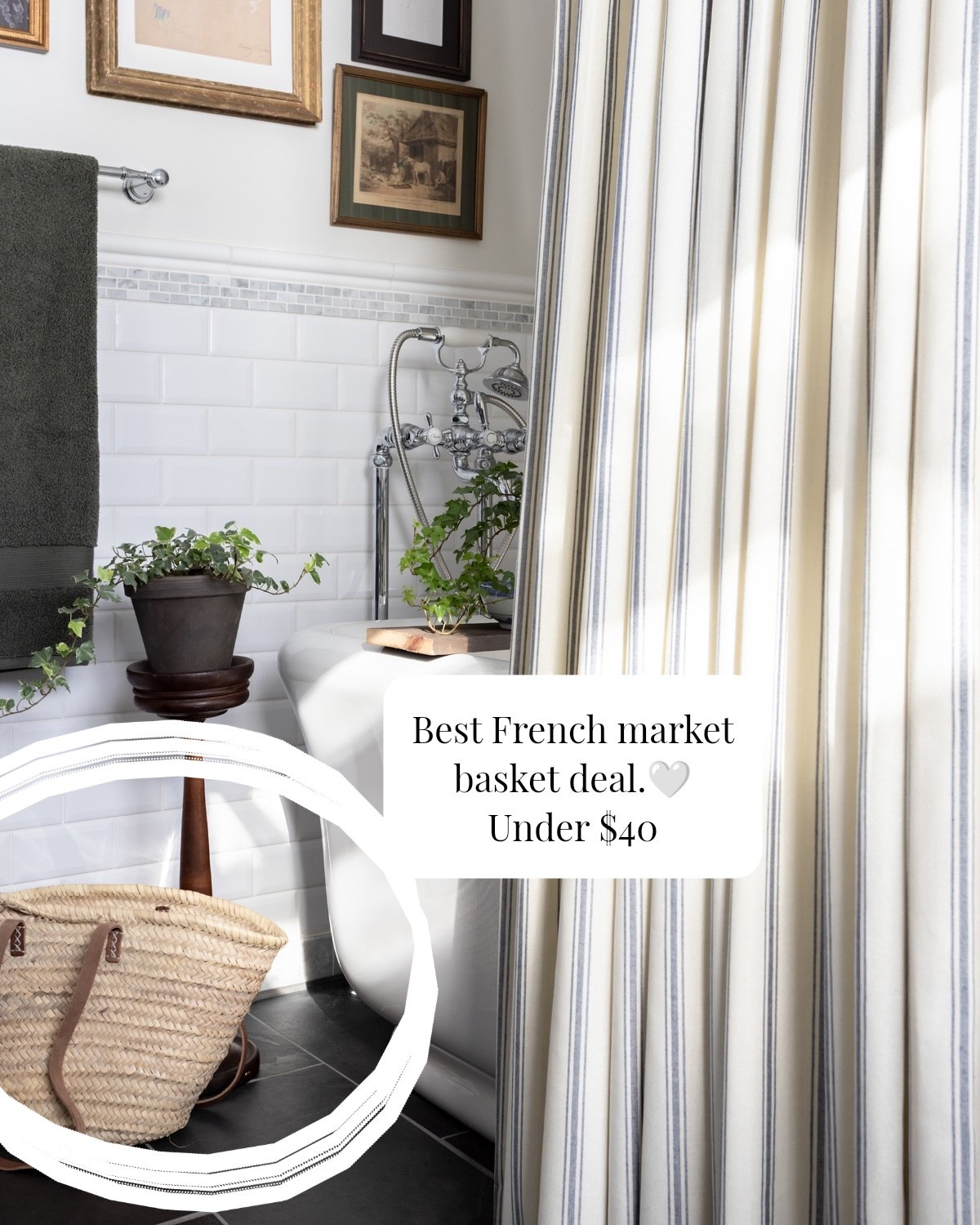 The best deal I’ve found on a classic French market basket! So great for styling and for everyday use in the spring and summer. Under $40!

#LTKSeasonal #LTKHome