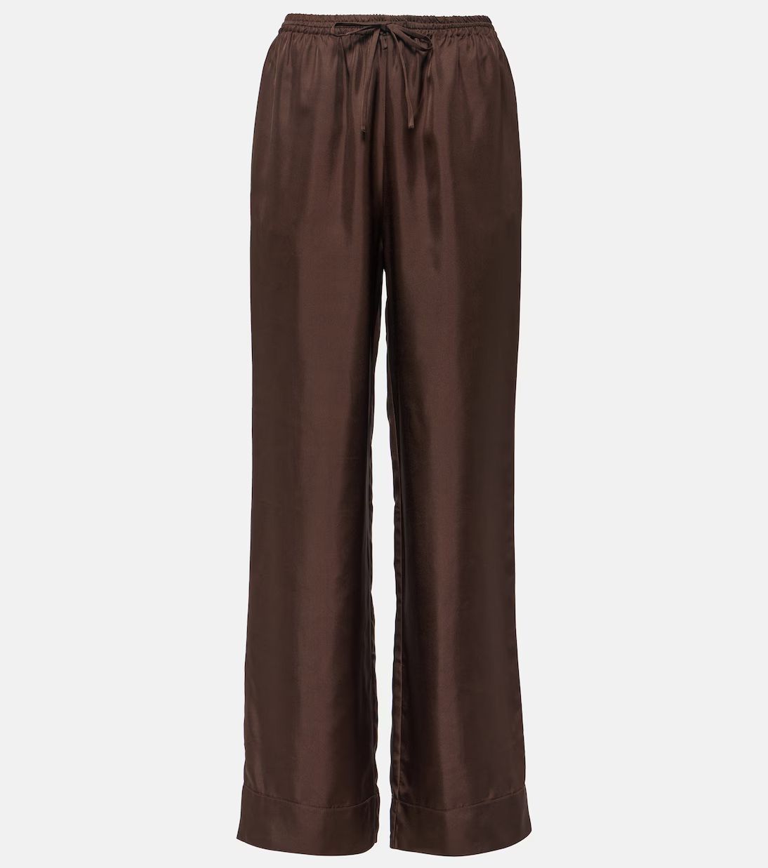 Aurelia silk twill wide-leg pants | Mytheresa (US/CA)