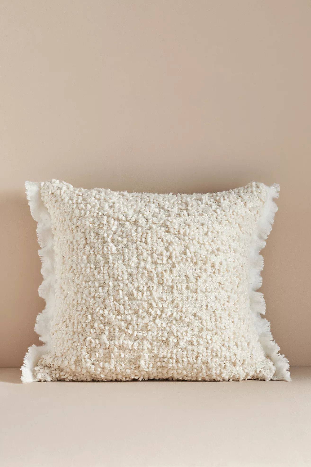 Cloudy Bouclé Pillow | Anthropologie (US)