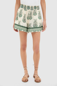 Click for more info about Jade Terrace Cotton Linen Clemence Shorts