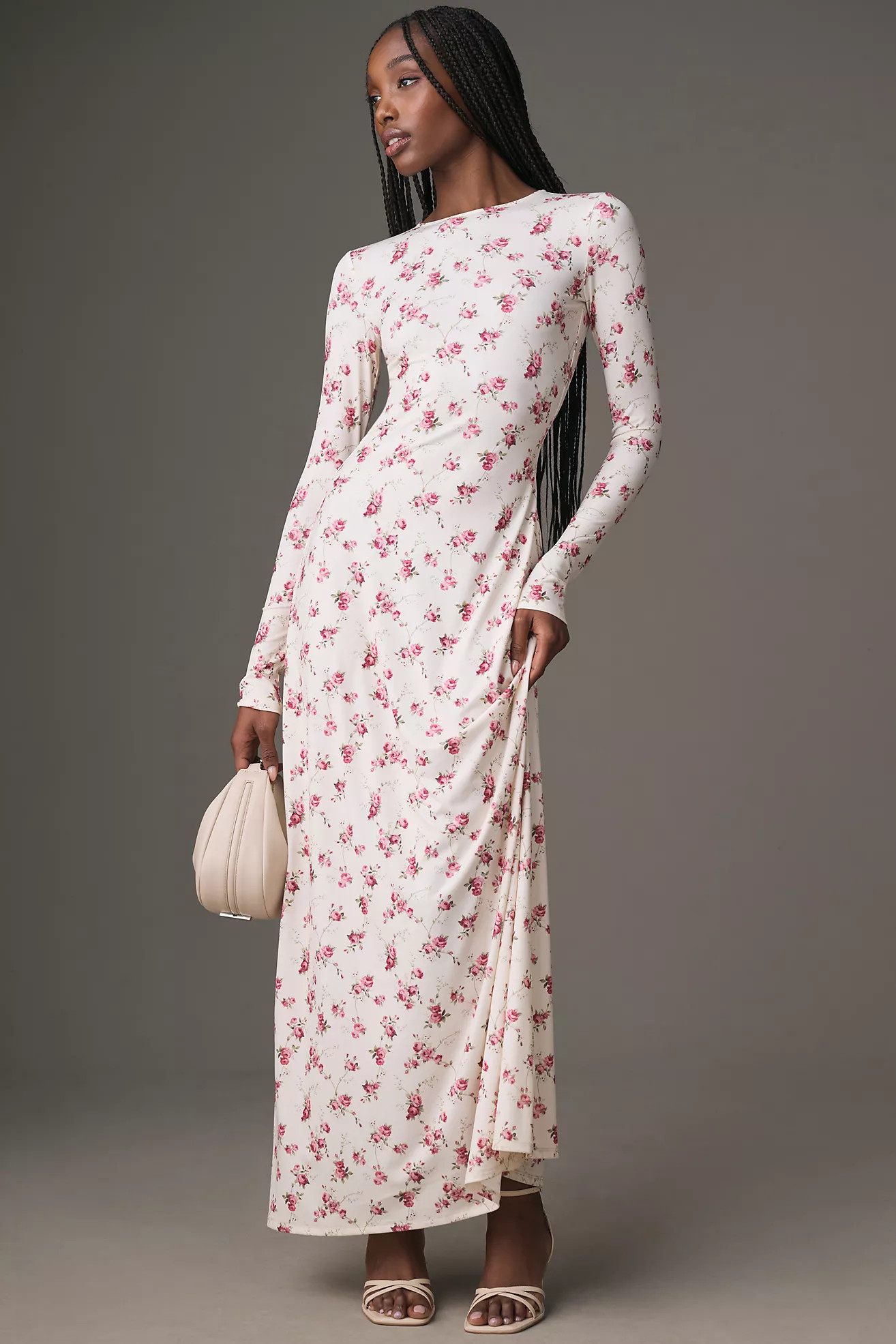 We Wore What Open-Back Midi Dress | Anthropologie (US)