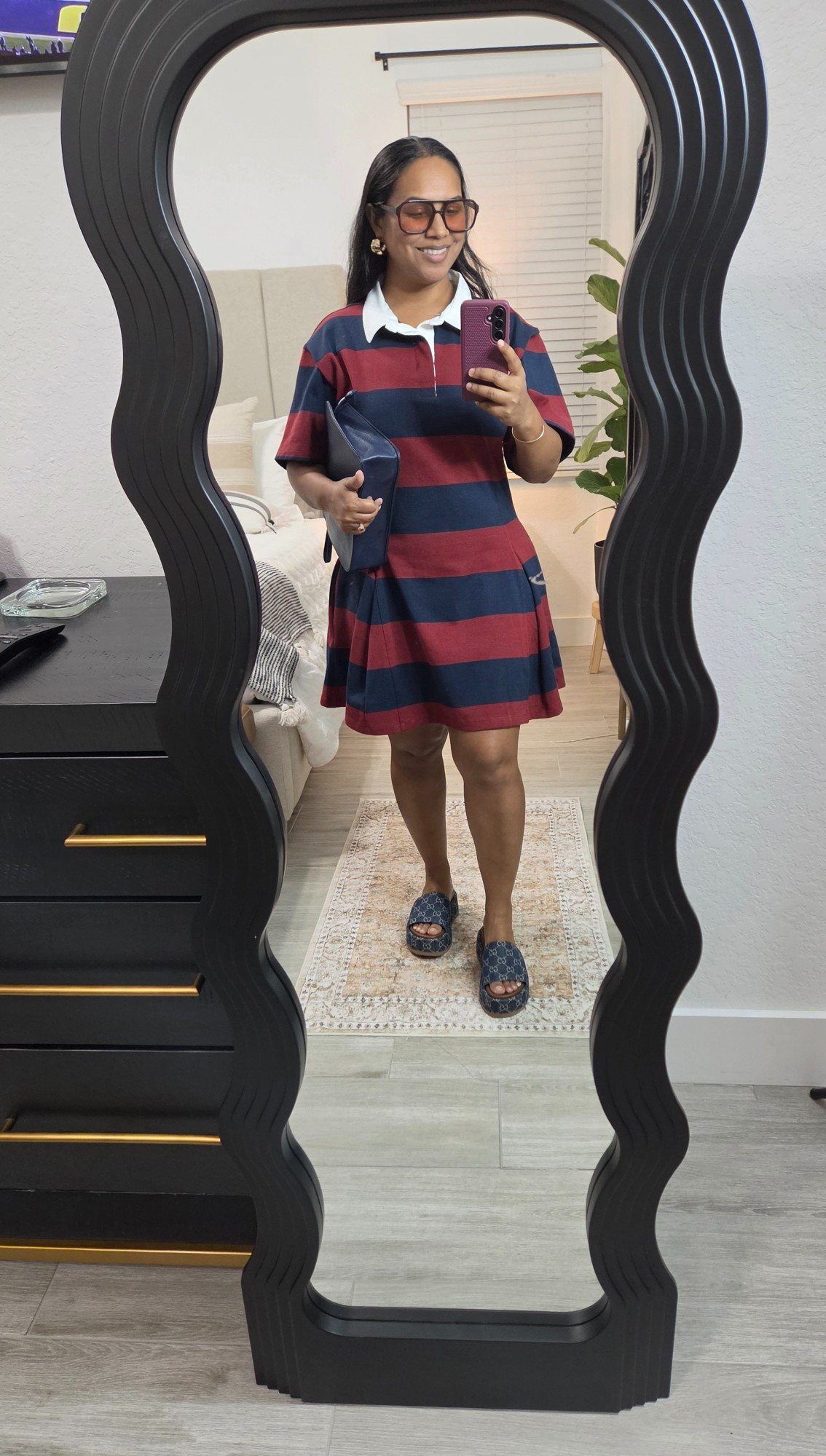 Wearing size Large. Cute rugby polo dress! 

#LTKootd #LTKOver40