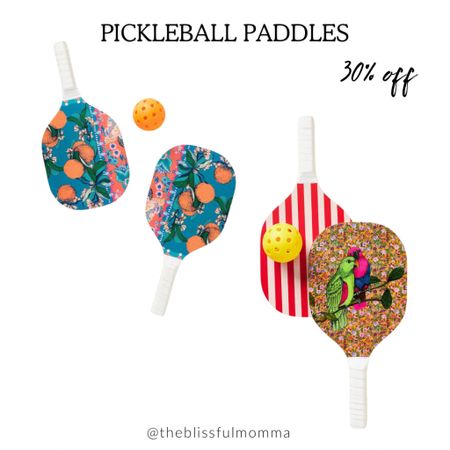 The most adorable pickleball paddles are 30% off through the end of today! 

#LTKSaleAlert #LTKActive #LTKFitness