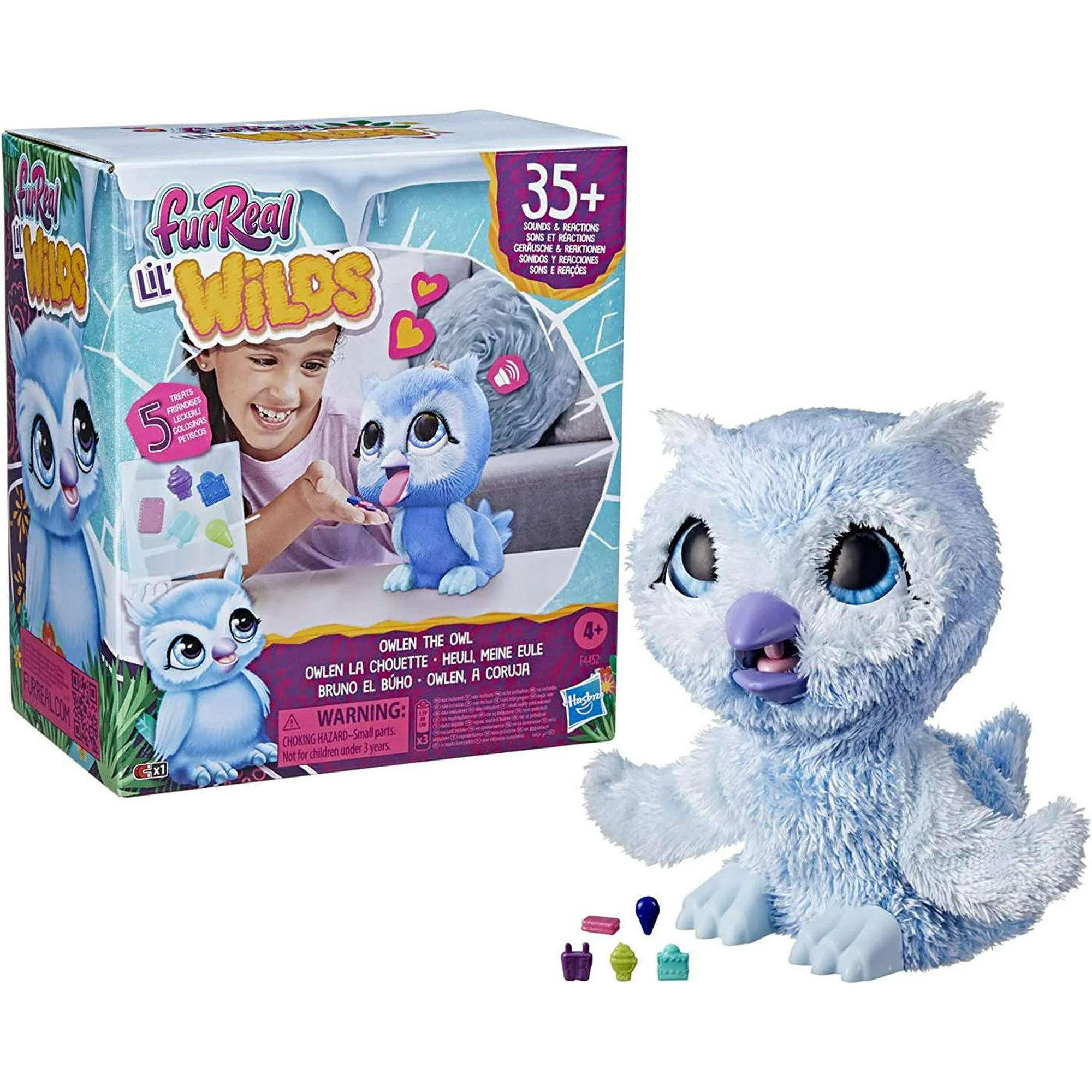 FurReal Lil' Wilds Owlen the Owl Interactive Pet | Walmart (US)