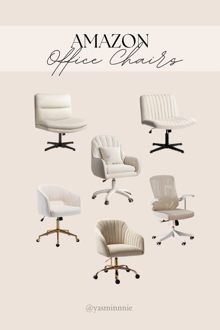 Neutral and pretty for your space ✨ 

Office, chairs, work from home, study room, swivel, desk, beige, cream, decor, aesthetic, cozy

#LTKstyletip #LTKhome #LTKFind
