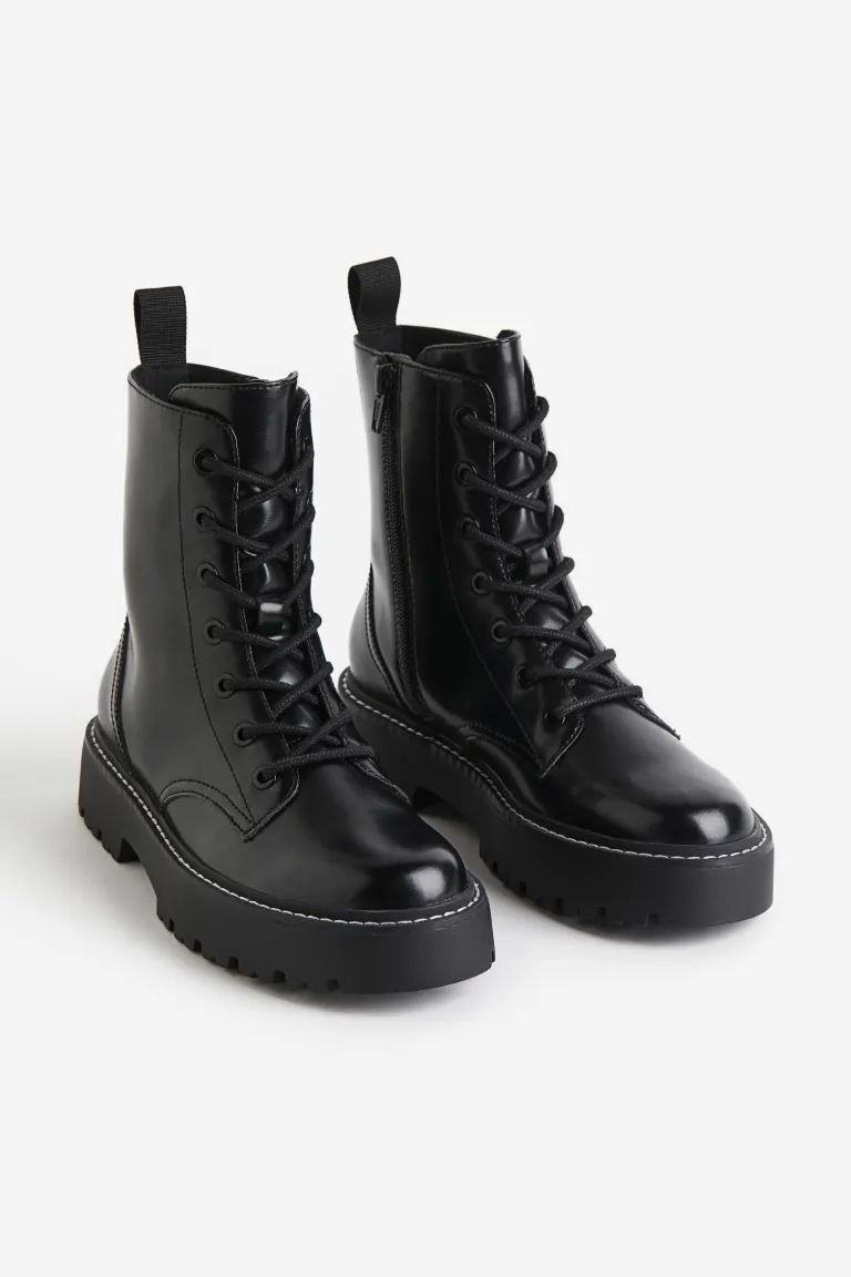 Chunky Lace-up Boots | H&M (US)