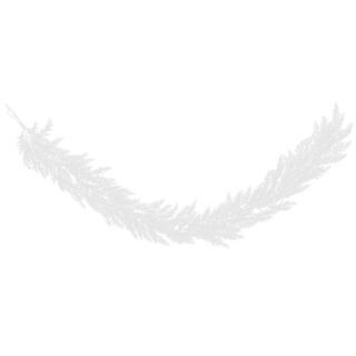 6ft. White Glitter Pine Garland by Ashland® | Michaels Stores