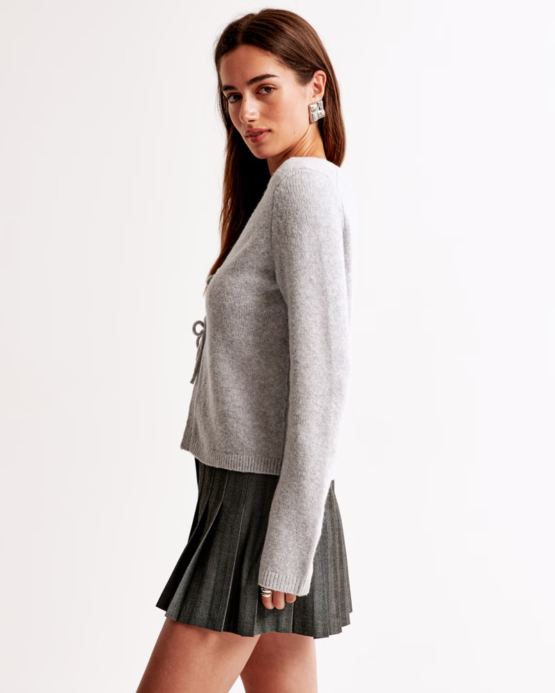 Tie-Front Cardigan | Abercrombie & Fitch (US)