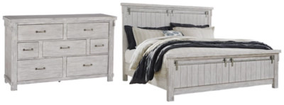 Brashland Queen Panel Bed with Dresser | Ashley Homestore