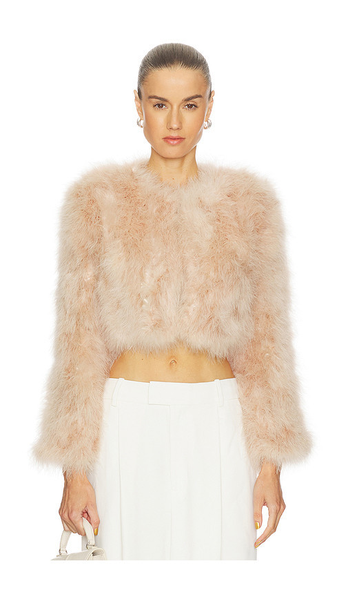 Bubish BLOUSON MANHATTAN en Crème Brulée. Taille XS/S | Revolve Clothing (Global)