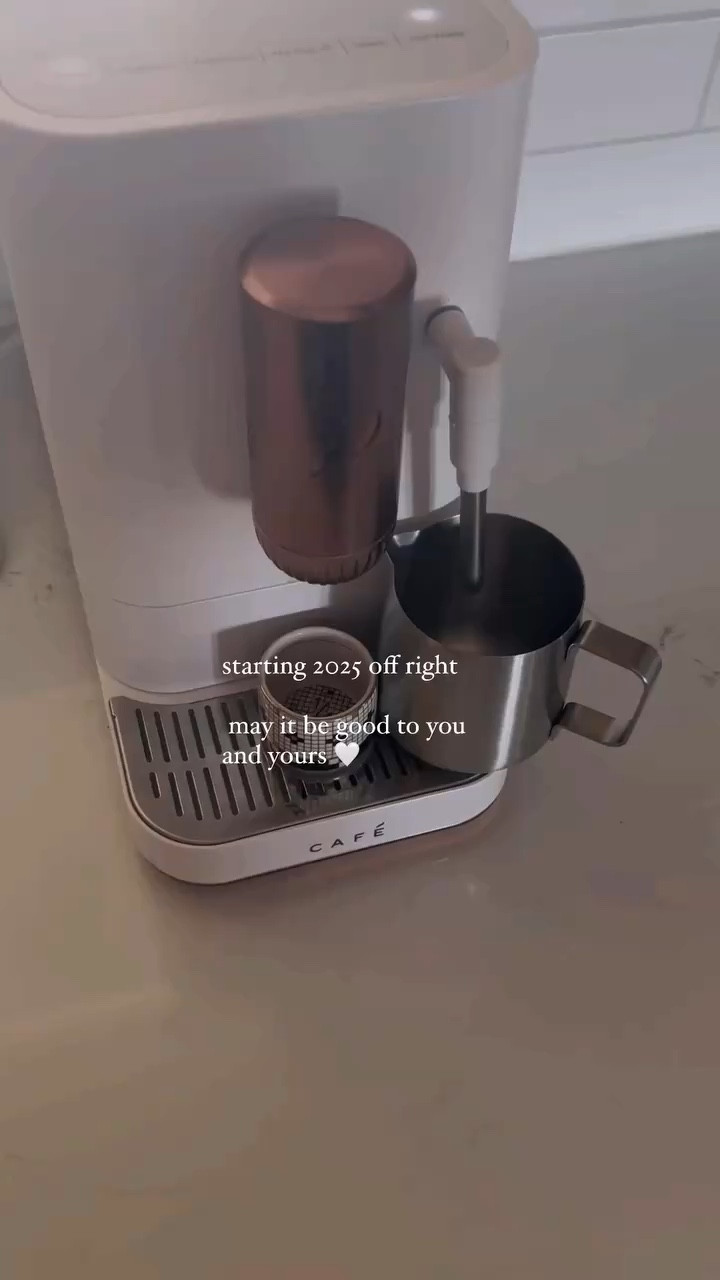 Starting off the new year the right way. Love my cafe espresso machine. Gets the job done, every time  

#LTKHome #LTKU