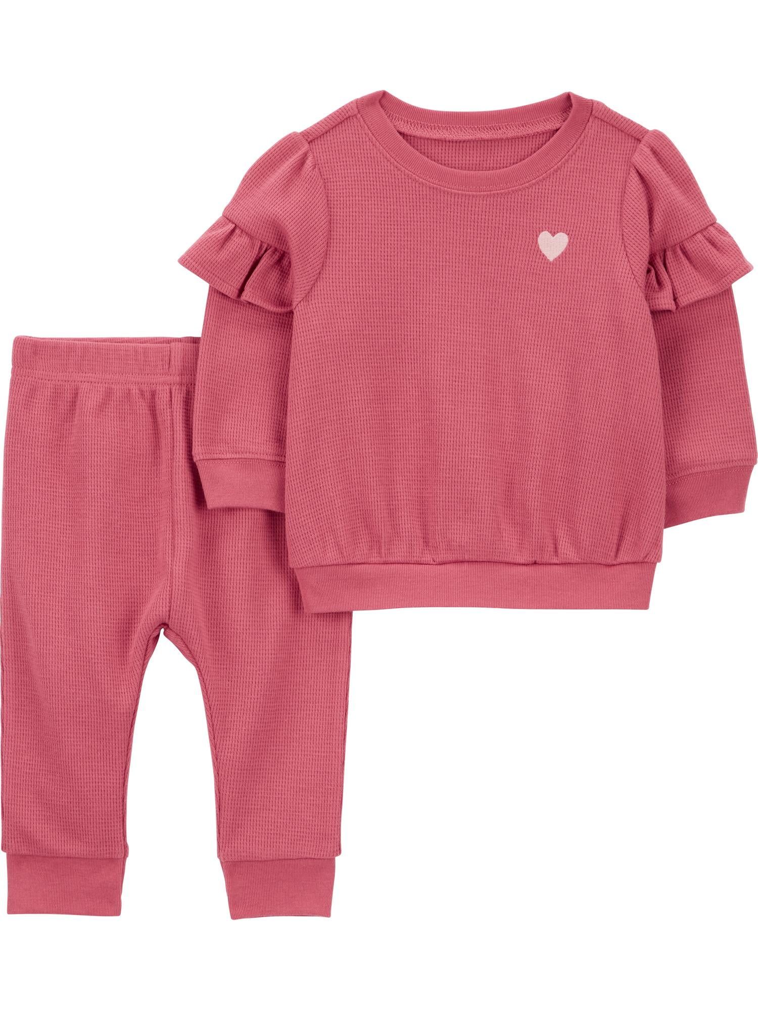 Carter's Child of Mine Baby Girl Outfit Set, 2-Piece, Sizes 0/3-24 Months | Walmart (US)