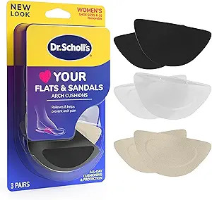 Dr. Scholl's Love Your FLATS & SANDALS Arch Cushions Women Size 6-10, 3 Pair | Amazon (US)