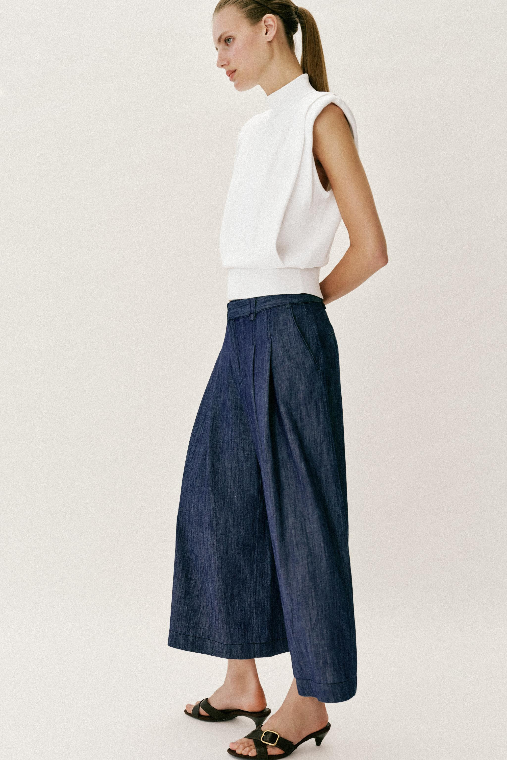 PLEATED CULOTTES | Zara US