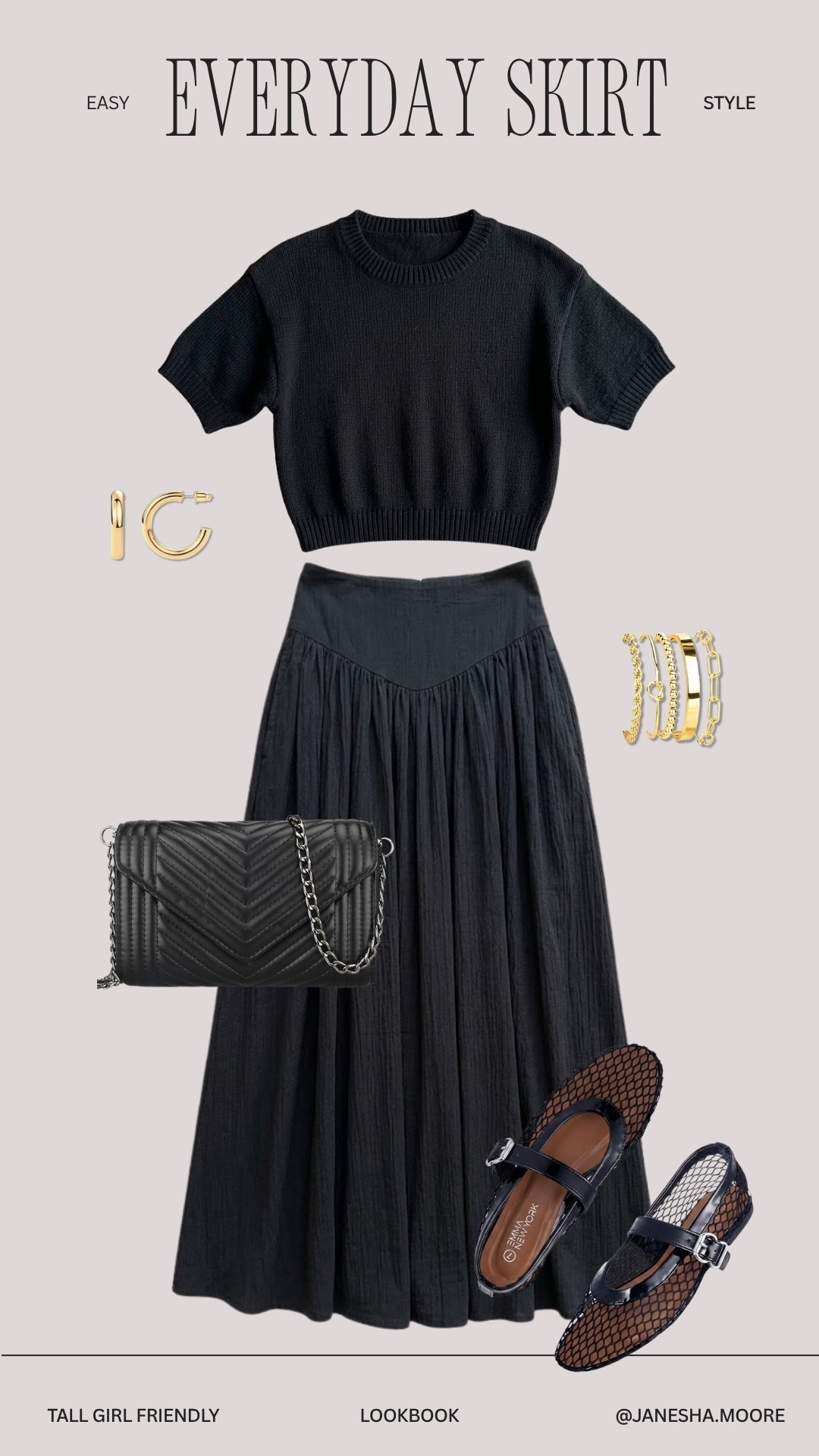 Easy Everyday Skirt Style | 5'9 200 lbs wearing medium skirt and top. perfect for everyday, work, church!

#LTKootd #LTKMidsize #LTKTall