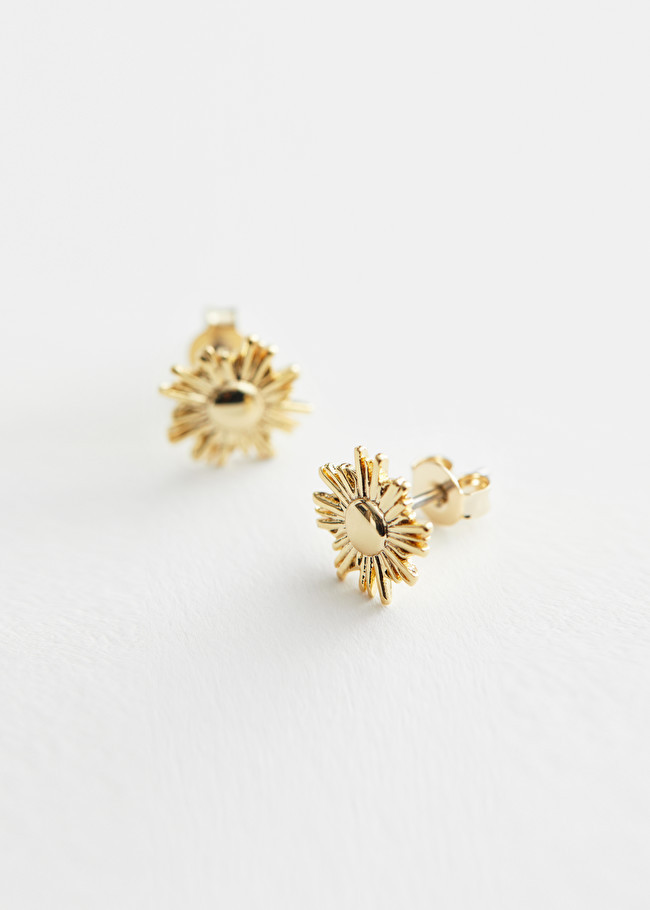 Sun Pendant Stud Earrings | & Other Stories (EU + UK)