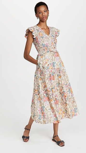 Ines Floral Smocked Dress | Shopbop