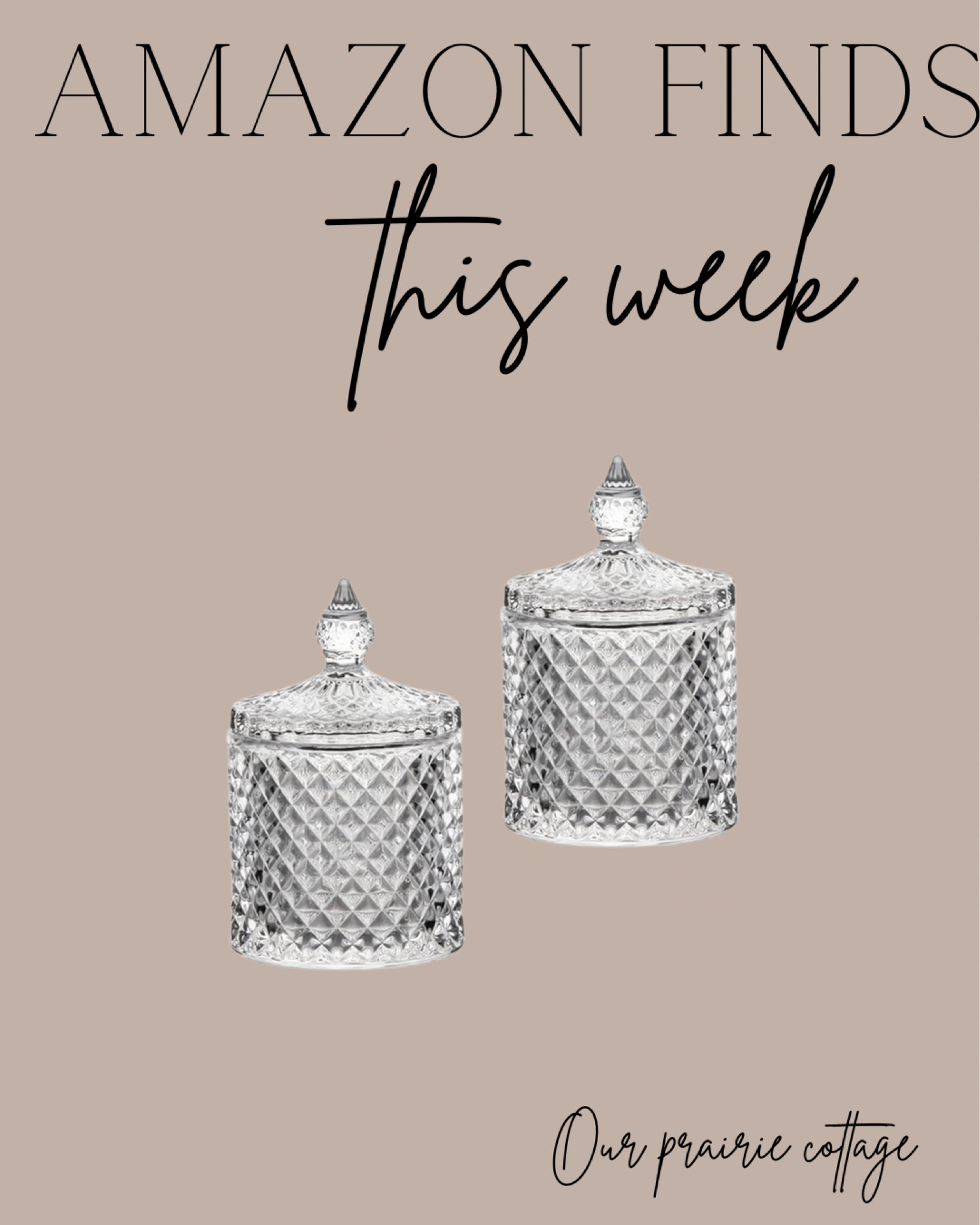 Amazon find Glass jars 

#LTKhome #LTKfindsunder50