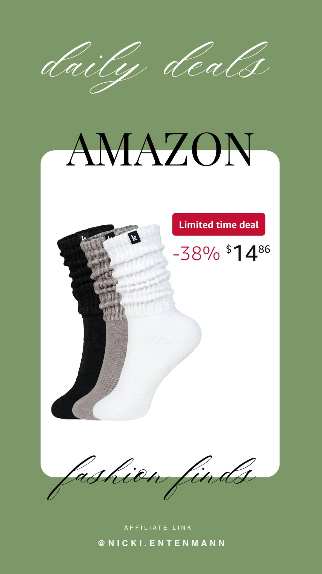 These soft and breathable boot and slouch socks bring cheerful comfort and effortless charm to everyday wear with cozy flair. #BootSocks #SlouchSocks #SoftComfort #BreathableWear #WardrobeEssentials #DailyStyle #CozyFashion #LifestyleLooks #ModernWear #CasualOutfits 🧦✨🌸
 

 #LTKdayinmylife #LTKgrwm #LTKWorkwear