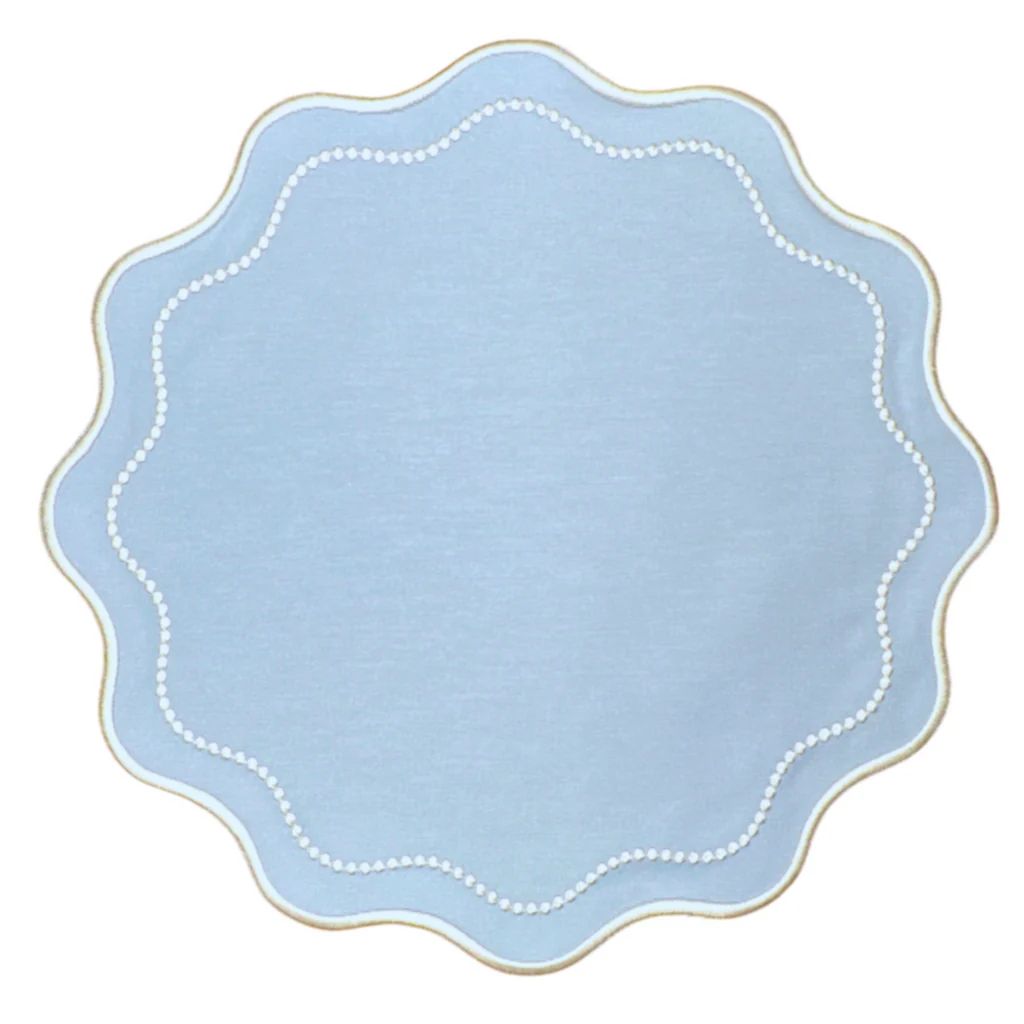 Waverly Placemat in Blue, Set of 4 | Over The Moon Gift