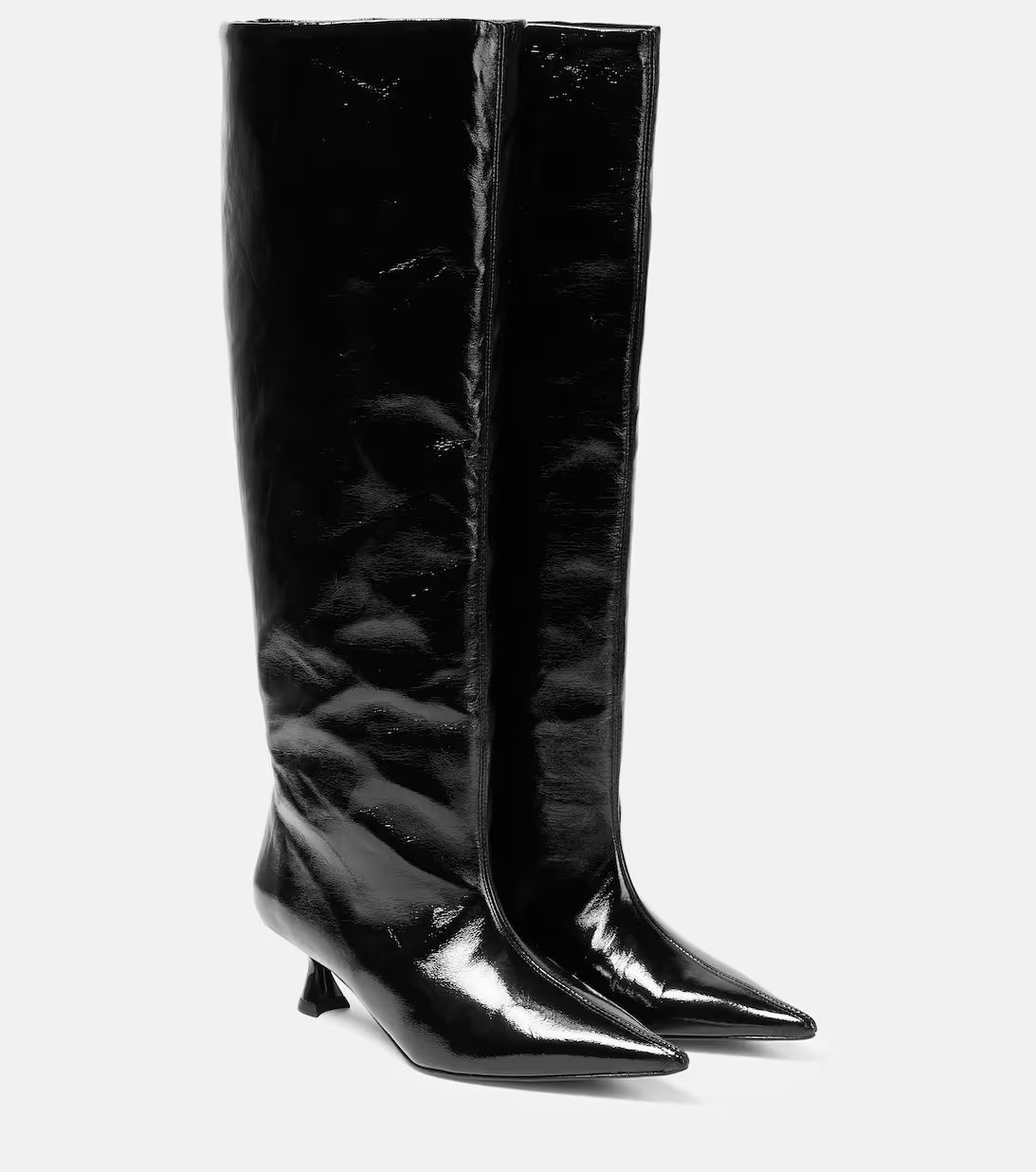 Faux leather knee-high boots | Mytheresa (US/CA)